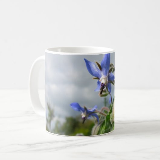 Mug Orchidée violette sauvage Élégance (Devant gauche)
