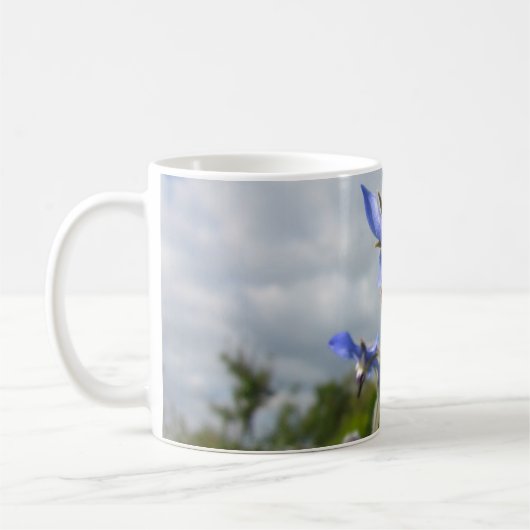 Mug Orchidée violette sauvage Élégance (Gauche)