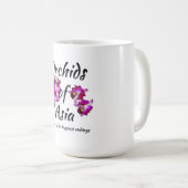 Mug Orchidées d'Asie (Devant droit)