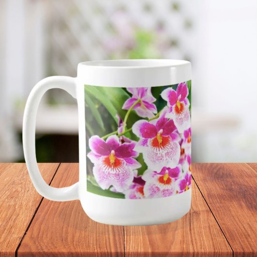 Mug Orchidées Fuchsia Tropicales