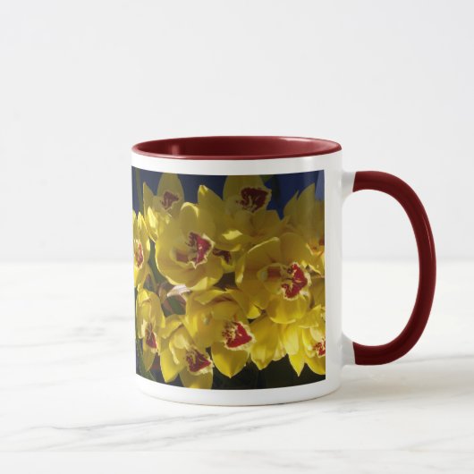Mug Orchidées jaunes (Droite)