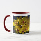 Mug Orchidées jaunes à la maman avec amour (Gauche)