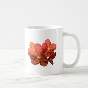 Mug Orchidées orange tachetées