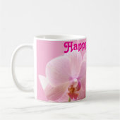 Mug Orchidées Roses “Joyeuses Pâques” (Gauche)