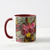 Mug Orchidées rouges. (Gauche)