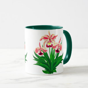 Mug Orchidées sauvages - Orchidées roses de corail et