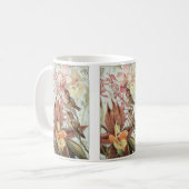 Mug Orchidées tropicales vintages, Fleurs et Colibris (Devant gauche)