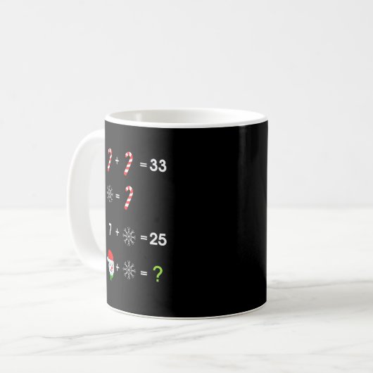 Mug Order Of Operations Quiz Funny Math Teacher Christ (Devant gauche)