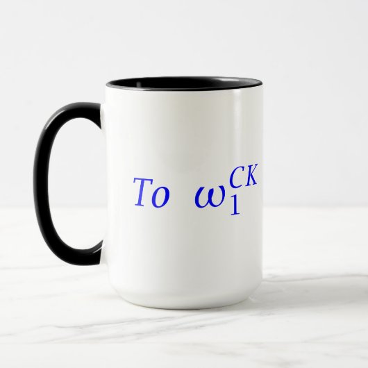 Mug ordinal Church-Kleene (Gauche)