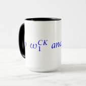 Mug ordinal Church-Kleene (Devant gauche)
