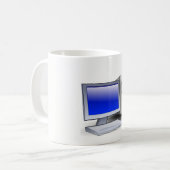 Mug Ordinateur de bureau (Devant gauche)