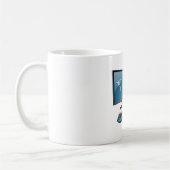 Mug Ordinateur de bureau avec moniteur, clavier et sou (Gauche)