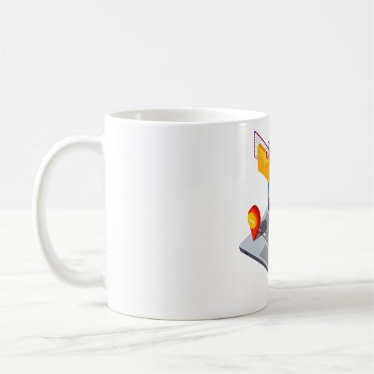 Mug Ordinateur portable (Gauche)