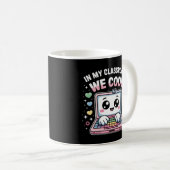 Mug Ordinateur portable Kawaii de codage – Informatiqu (Devant droit)