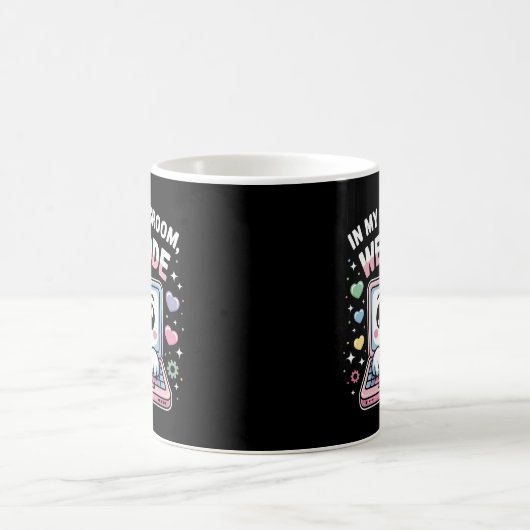 Mug Ordinateur portable Kawaii de codage – Informatiqu (Centre)