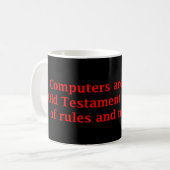 Mug Ordinateurs Ancien Testament (Devant gauche)