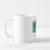 Mug Ordinateurs portables dans des couples de lit (Gauche)