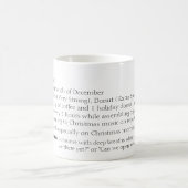 Mug Ordonnance pour survivre à Noël (Centre)