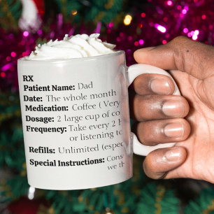 Mug Ordonnance pour survivre à Noël