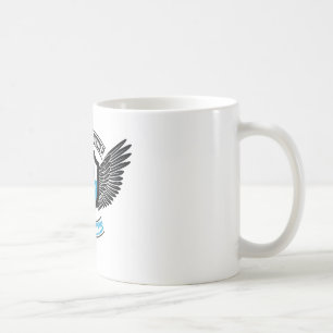 Mug Ordre fraternel du faucon bleu, faucon bleu