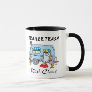 Mug ordures de parc de caravanes avec classe