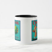 Mug Oregon Girl Apple Crate LabelElgin, OU (Centre)