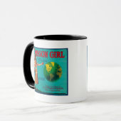 Mug Oregon Girl Apple Crate LabelElgin, OU (Devant gauche)