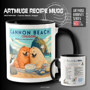 Mug OREGON • Paws on the Beach Chow-Der Musée d'Art