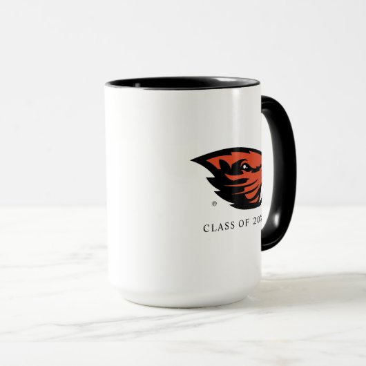 Mug Oregon State Beavers | Tête de castor (Devant droit)