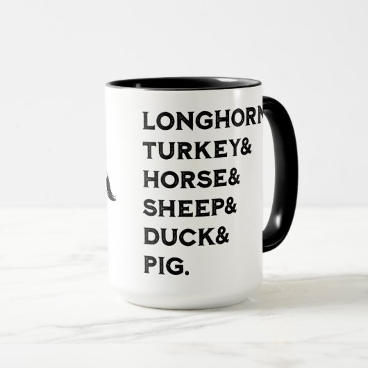 Mug Oreille à l'herbe (Devant droit)