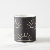 Mug Oreiller Black Sun | Moderne (Centre)