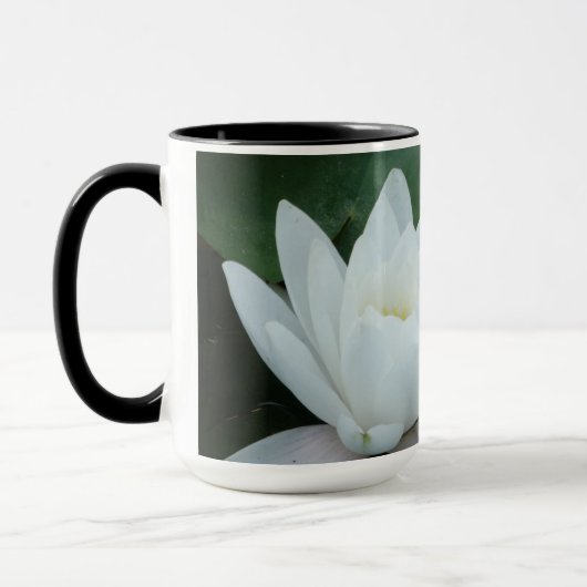 Mug Oreiller blanc Lotus Thlow (Gauche)