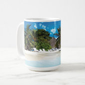 Mug Oreiller Exotique Plage (Devant gauche)