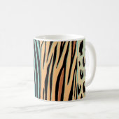 Mug Oreiller imprimé rayure zèbre d'animal rustique (Devant droit)
