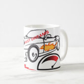 Mug Oreiller Jetable Rêves Rapides – Conception d'orei (Devant droit)