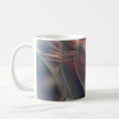 Mug Oreiller jeté à texture de marbre abstrait gris (Gauche)