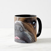 Mug Oreillers à lancer de Bulldog anglais (Devant droit)