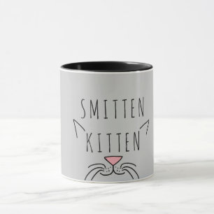 Mug Oreilles et favoris de chat frappés de typographie