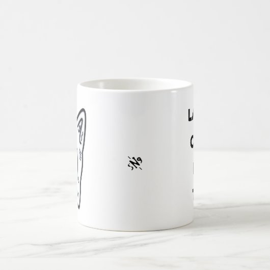 Mug Oreilles rouges oreilles pointues créature semblab (Centre)