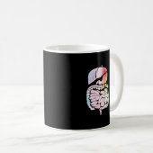 Mug Organes Internes Humains Anatomie Art Système Dige (Devant droit)