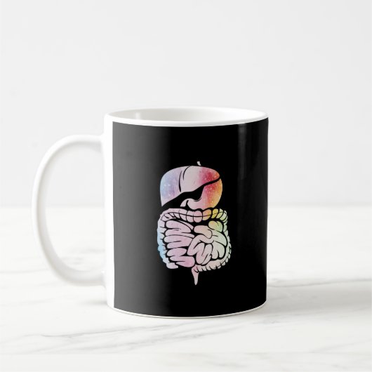 Mug Organes Internes Humains Anatomie Art Système Dige (Gauche)