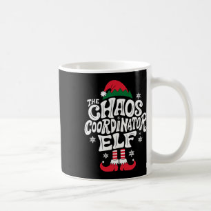 Mug Organisateur de chaos de Noël Elfe Cadeau de pyjam