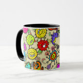 Mug Organismes microscopiques drôles de laboratoire (Devant gauche)