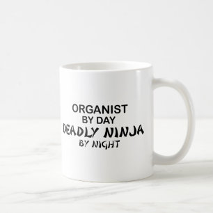 Mug Organiste Ninja mortel par nuit
