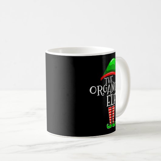 Mug Organized Elf Group Matching Family Christmas  (Devant droit)