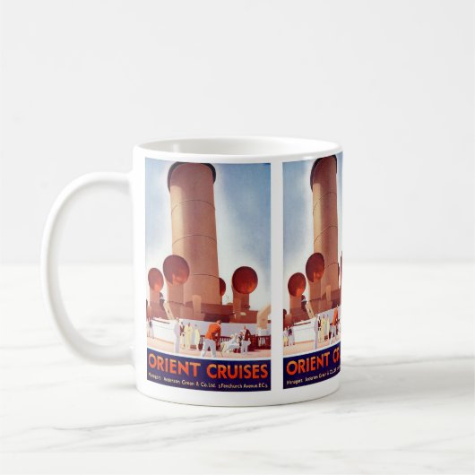 Mug Orient Cruises Big Funnel (Gauche)