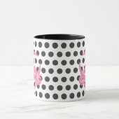 Mug Oriental Gris rose Trois Oies Japon Mon Art (Centre)