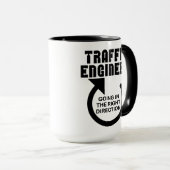 Mug Orientation droite de l'ingénieur de la circulatio (Devant droit)