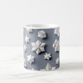 Mug Origami Art - Elégance Gelée : Éblouissants Snowfl (Centre)
