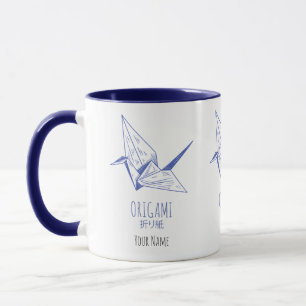 Mug Origami Art japonais Pliage Art Retro Grane